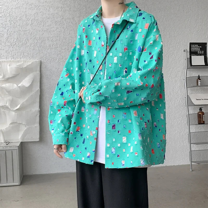GridLayer™ Oversized Plaid Shirt
