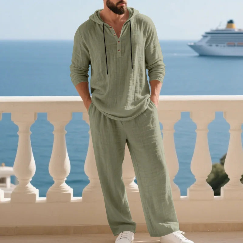 Coastal Hooded Linen Set™