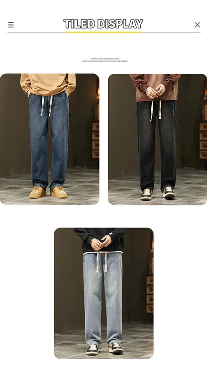 Men's Vintage Loose Straight Jeans
