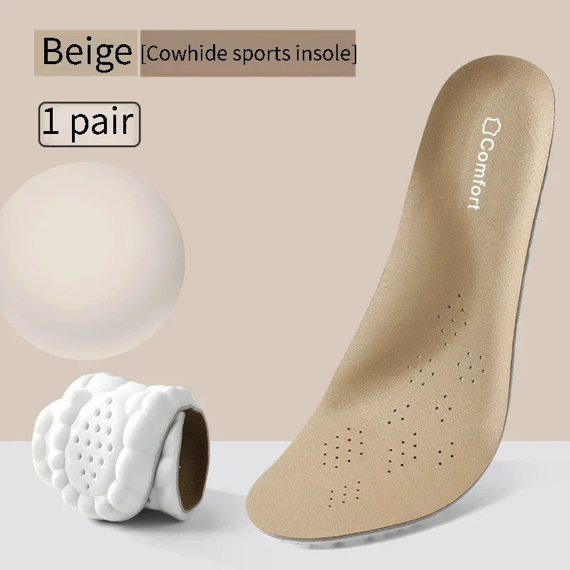 StrideFlex™ Cowhide Orthopedic Insoles