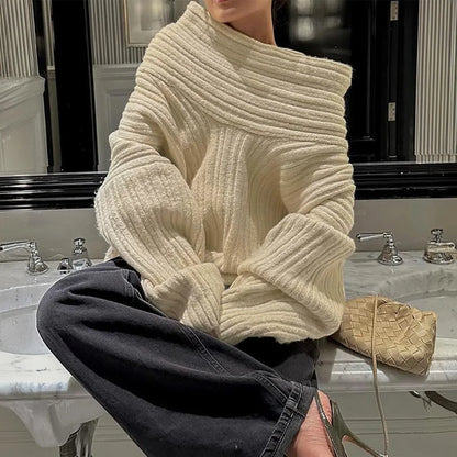 Sleek One-Shoulder Knit™