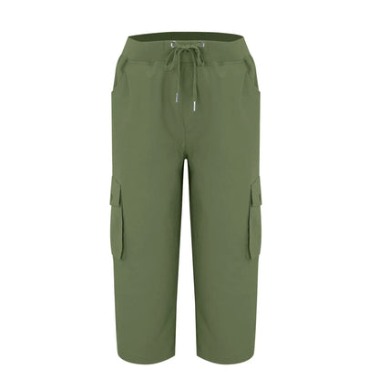 Breezefit™ Women’s Button Pocket Capri Pants