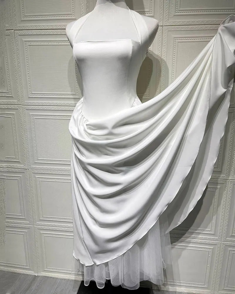 Midnight Muse™ Mesh Bandage Halter Dress