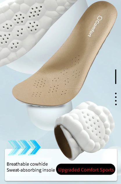 StrideFlex™ Cowhide Orthopedic Insoles