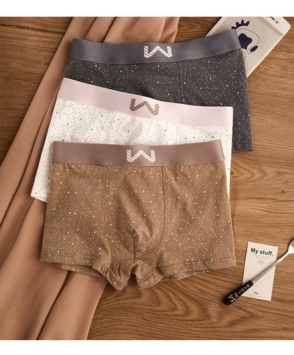 4 PCS SkyPrint Cotton Boxers