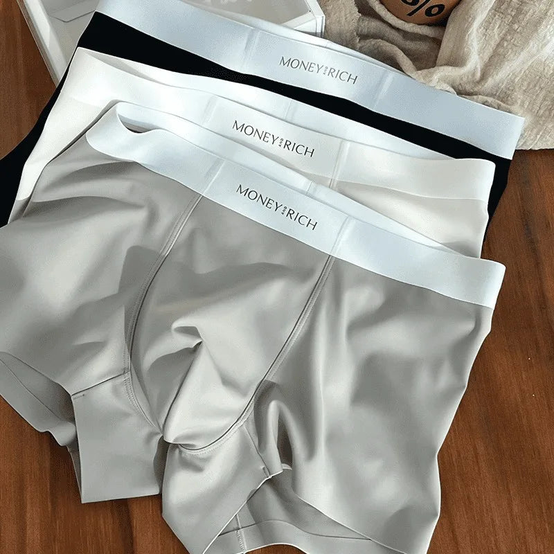 4PCS-Money Rich™ Ice Silk Underwear
