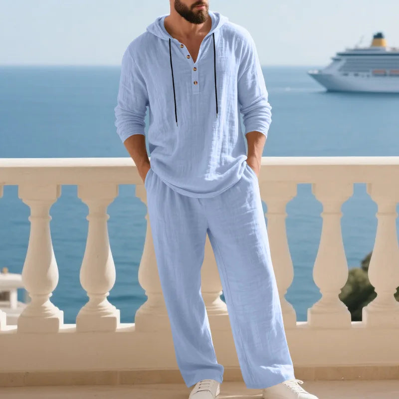 Coastal Hooded Linen Set™