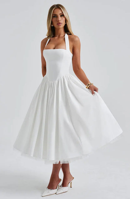 Midnight Muse™ Mesh Bandage Halter Dress