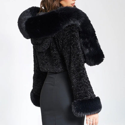 FrostAura™ Faux Fur Jacket