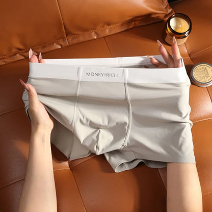 4PCS-Money Rich™ Ice Silk Underwear