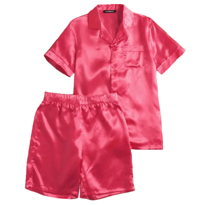 Luxury Ice Silk Pajama Set