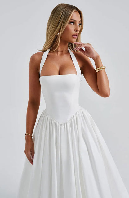 Midnight Muse™ Mesh Bandage Halter Dress