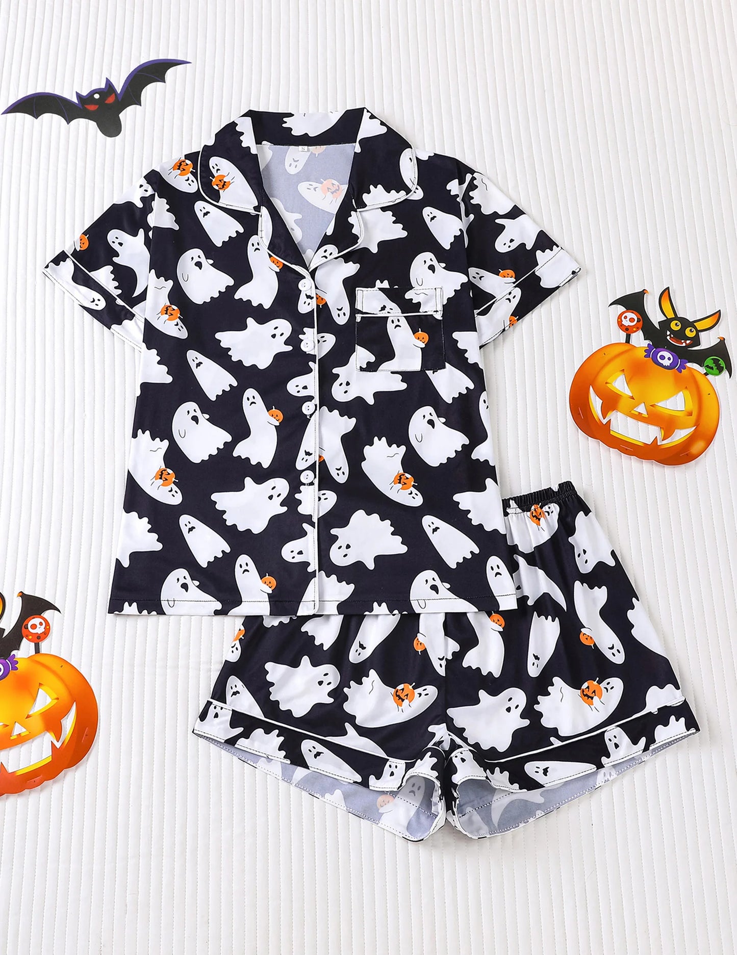 SpookyCozy™ Women’s Halloween Pajama Set (2-Piece)