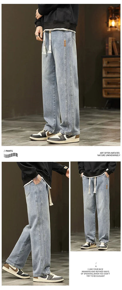 Men's Vintage Loose Straight Jeans