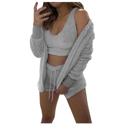 SheCozy Fluffy Pajamas Set