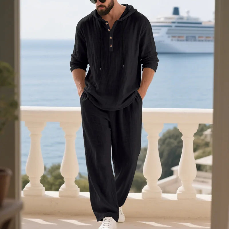 Coastal Hooded Linen Set™