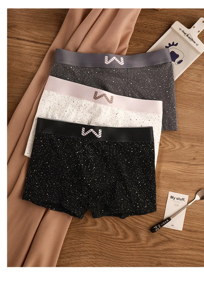 4 PCS SkyPrint Cotton Boxers