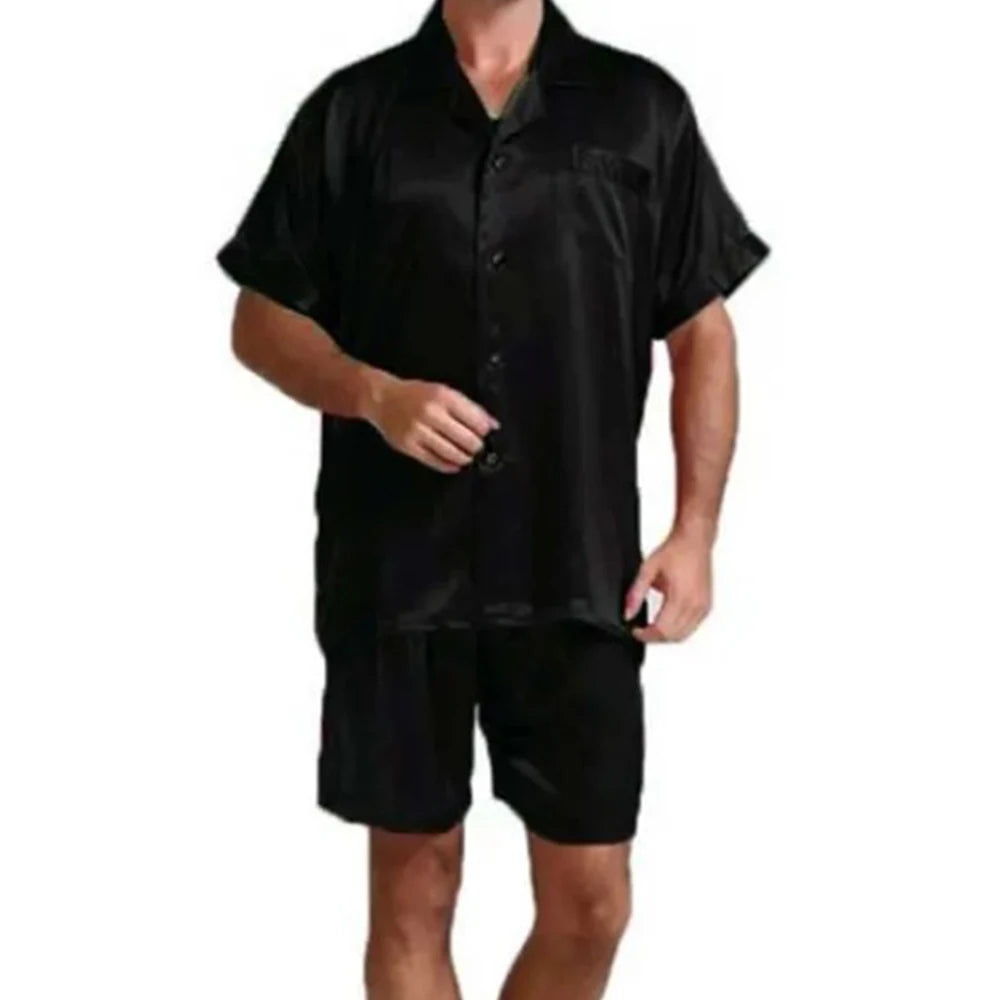 Luxury Ice Silk Pajama Set