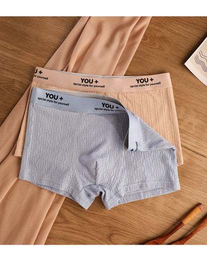 4 PCS - YOU+ Pure Cotton Men's Briefs
