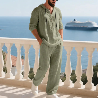 Coastal Hooded Linen Set™