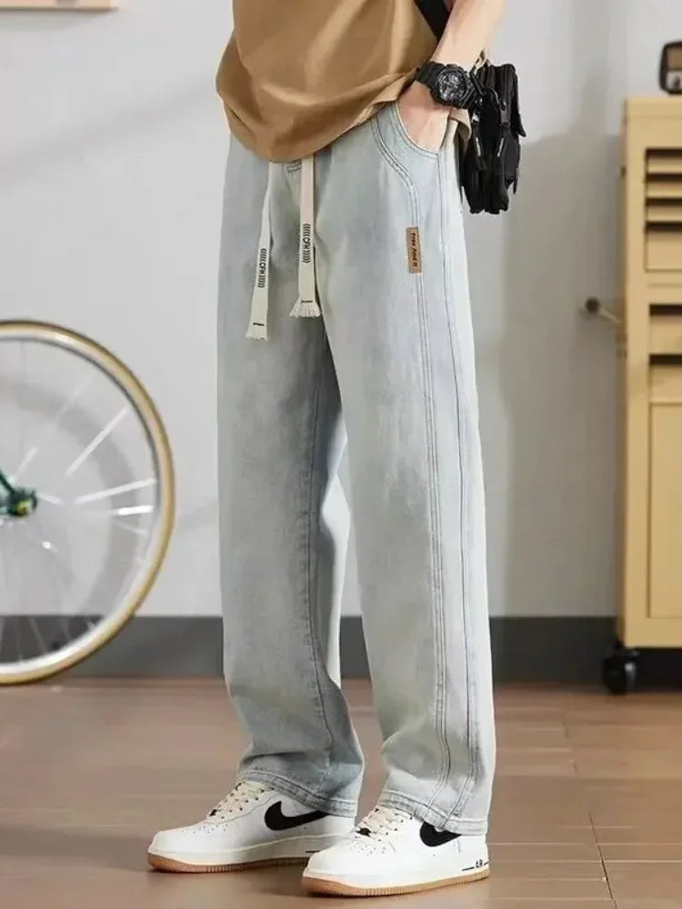 Men's Vintage Loose Straight Jeans