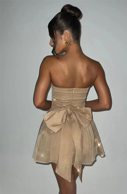 Strapless Mini Dress