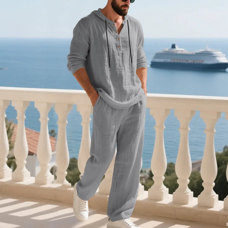 Coastal Hooded Linen Set™