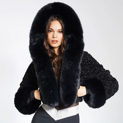 FrostAura™ Faux Fur Jacket