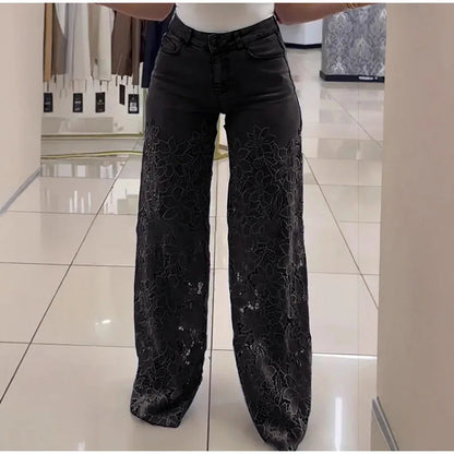 LaceFlow™ Plus Size Summer Jeans