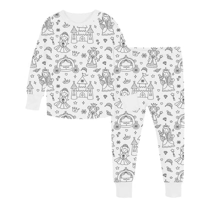 Coloring Pure Cotton Pajama Set