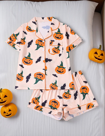 SpookyCozy™ Women’s Halloween Pajama Set (2-Piece)