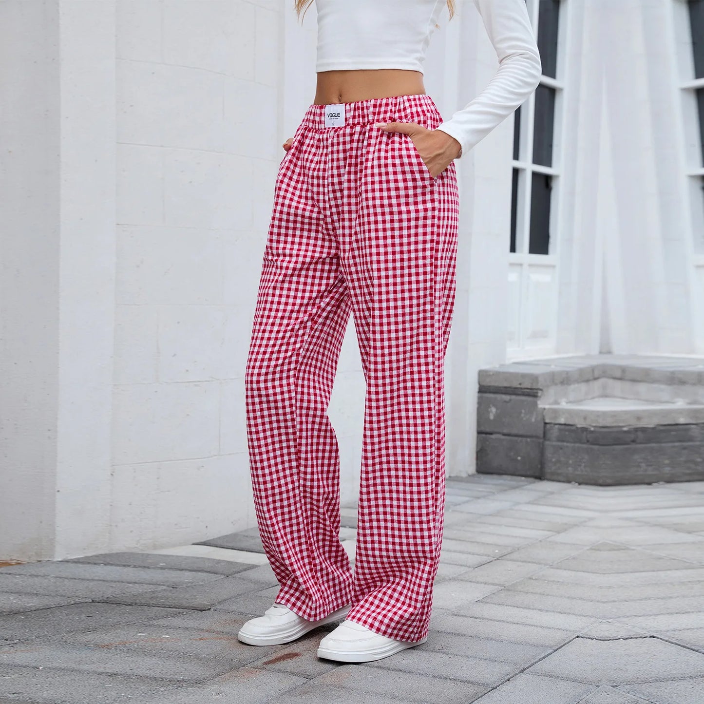 PlaidEase™ Women’s Cotton Cargo Pants