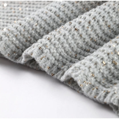 Sequin Off Shoulder Sweater