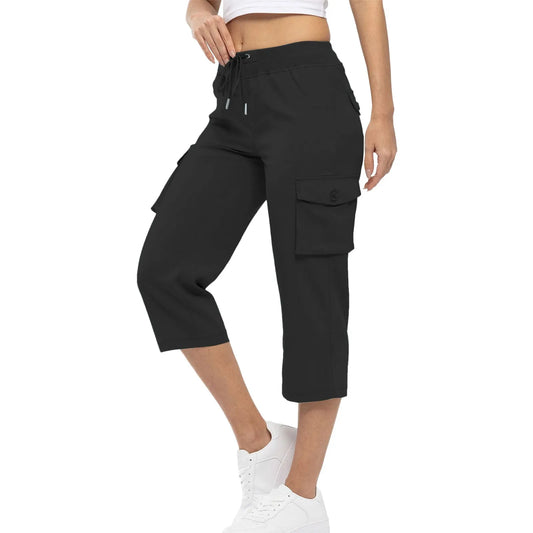 Breezefit™ Women’s Button Pocket Capri Pants