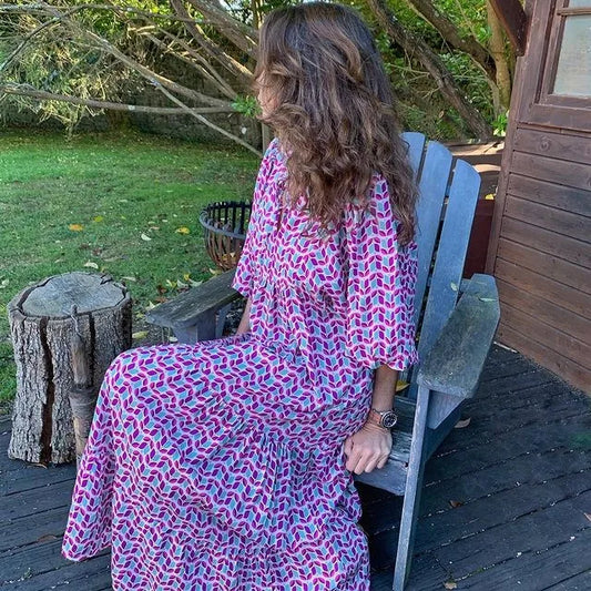 Floral Print Maxi Dress