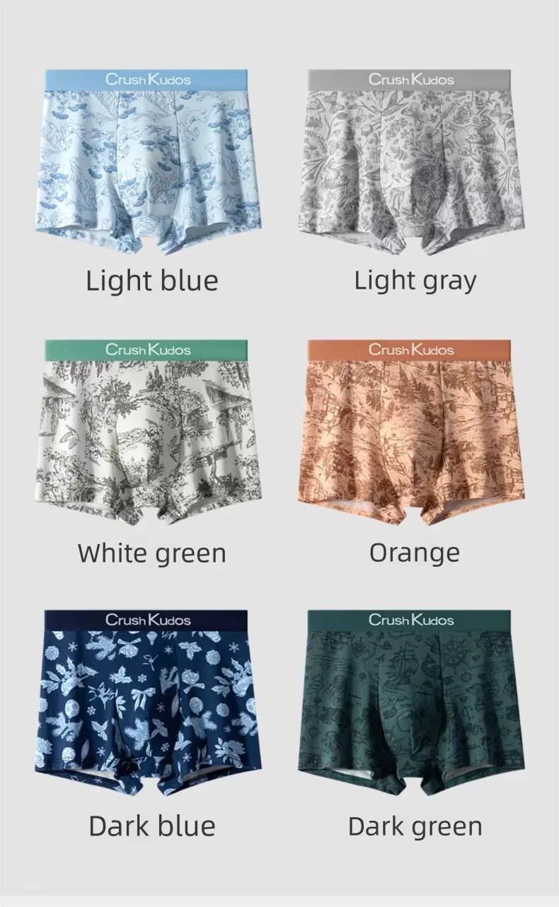 4PCS - PureCotton™ Antibacterial Boxer Trunks