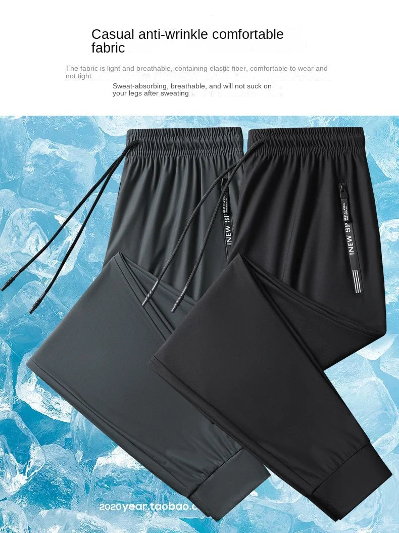 2024 New Ice Silk Trousers