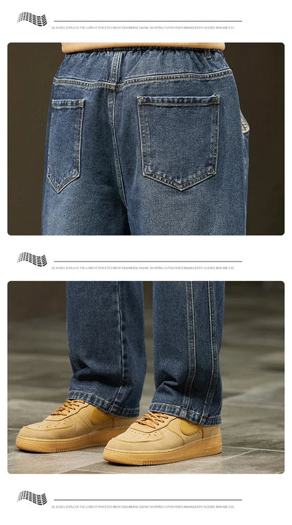 Men's Vintage Loose Straight Jeans