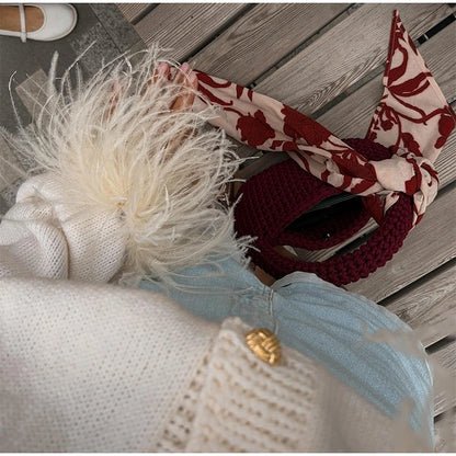 Feather Patchwork Cardigan