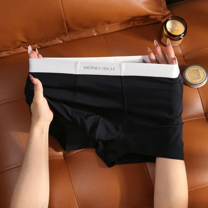 4PCS-Money Rich™ Ice Silk Underwear