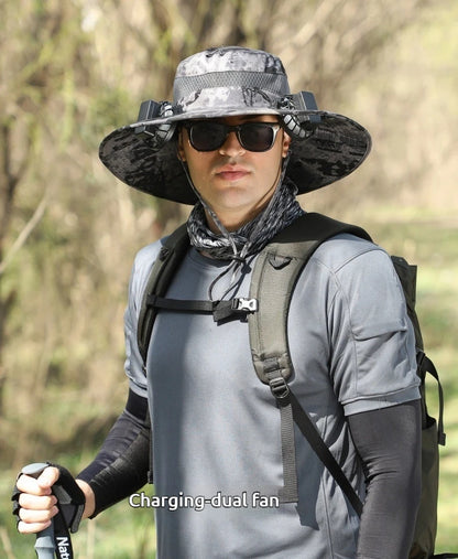 SolarCooler™ – Dual-Powered Fan Hat