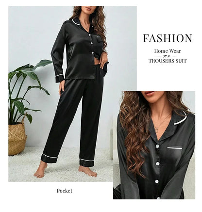 SilkLuxe™ –Cozy Satin Pajama
