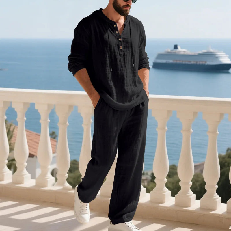 Coastal Hooded Linen Set™