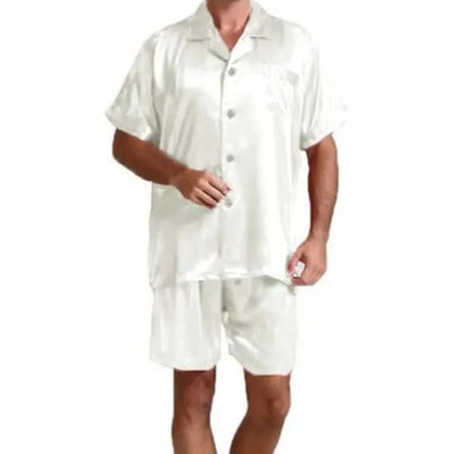 Luxury Ice Silk Pajama Set