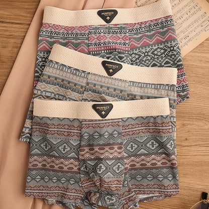 BoldComfort™ 4-Pack Retro Cotton Boxers