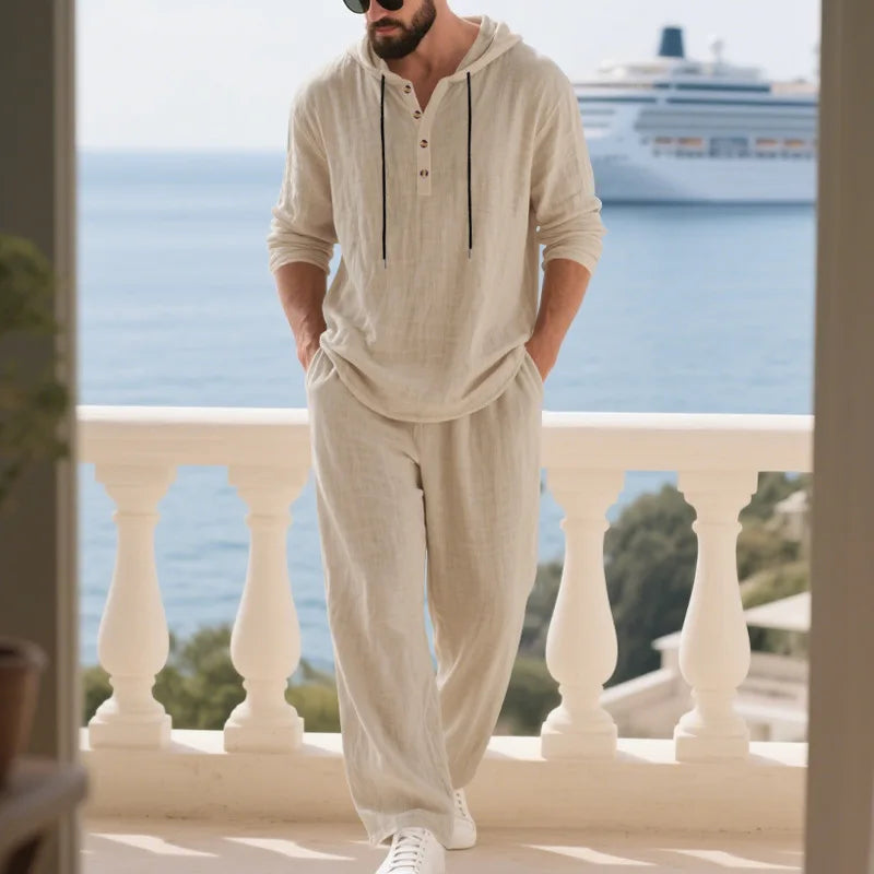 Coastal Hooded Linen Set™