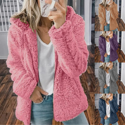Zipper fleece women Jacket