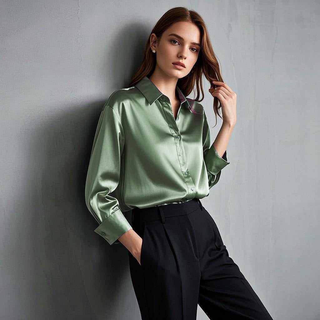 Elegant Satin Blouse