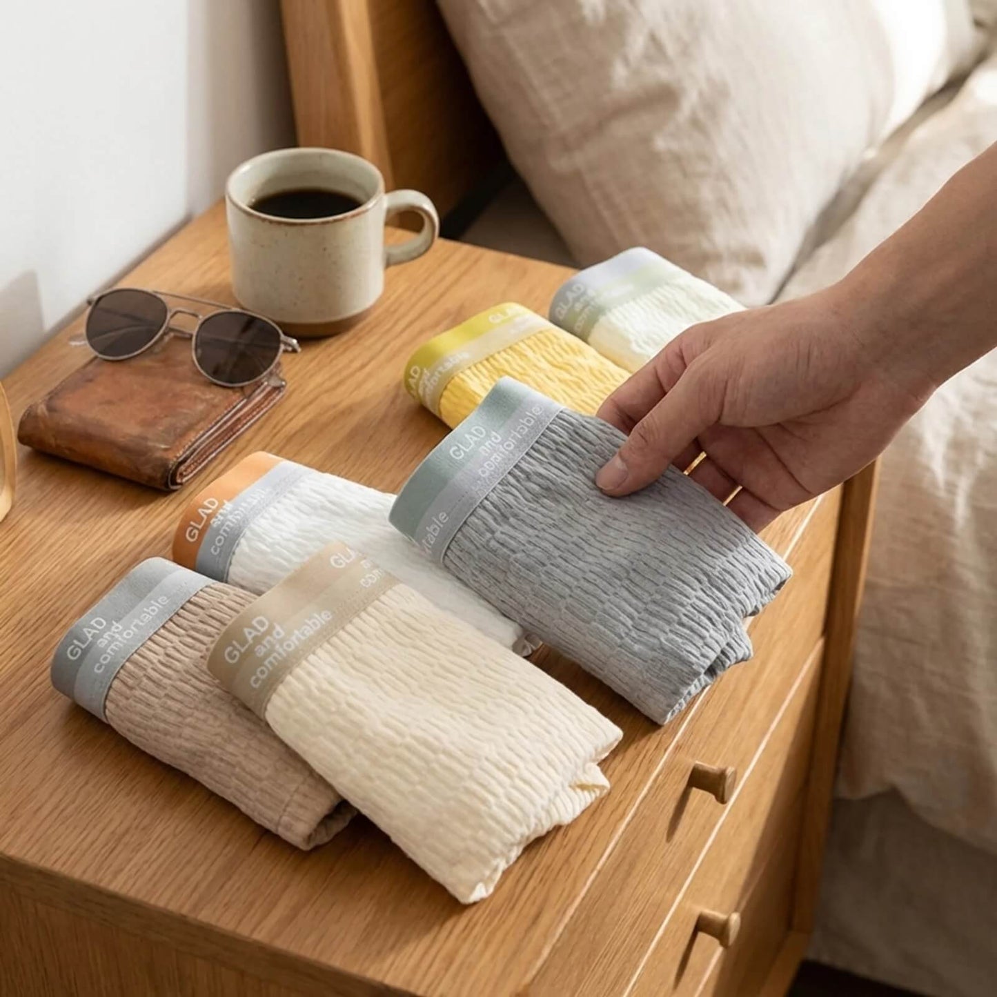 100% Bubble Cotton Boxers - For Men
