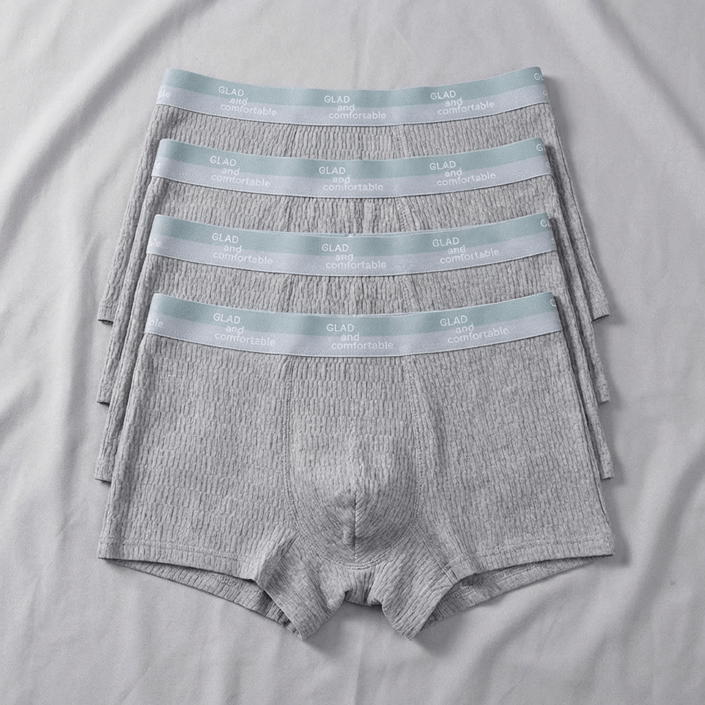 100% Bubble Cotton Boxers - For Men